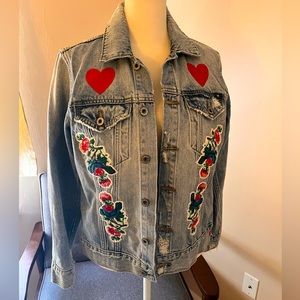 Gap Embroidered Jean Jacket